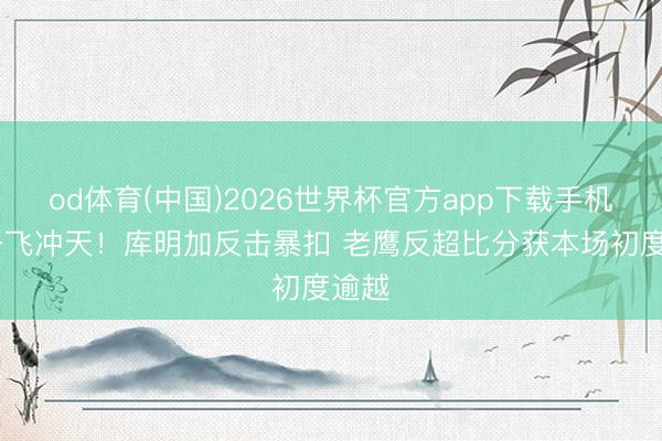 od体育(中国)2026世界杯官方app下载手机版 一飞冲天！库明加反击暴扣 老鹰反超比分获本场初度逾越